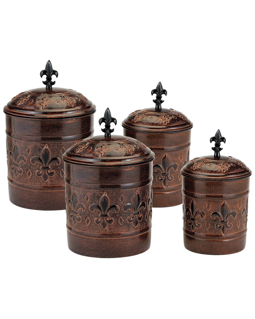 Old Dutch 4pc Versailles Canister Set