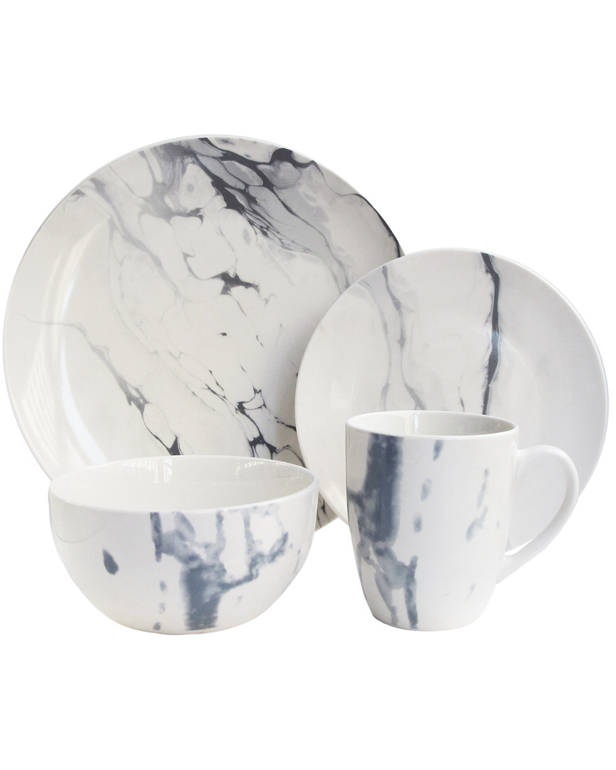 Jay Imports Jay Import Company Marble 16pc Dinnerware Set