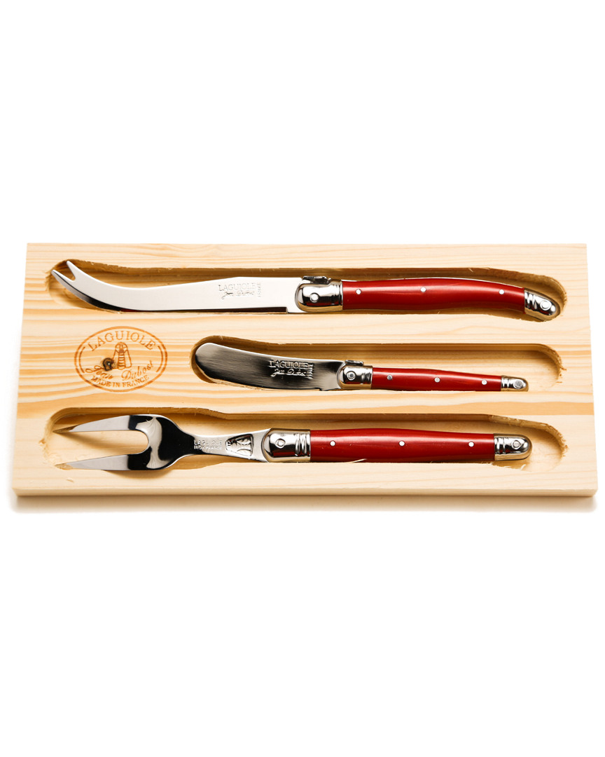 Jean Dubost Laguiole 3pc Cheese Set ModeSens