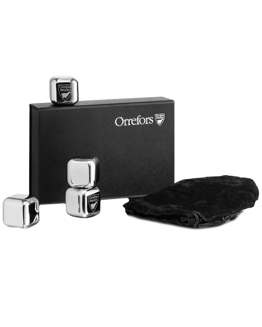 Orrefors Set Of 4 Ice Cubes