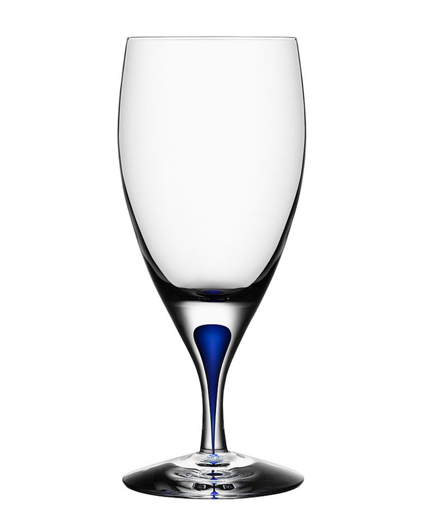 Orrefors Intermezzo Blue Iced Beverage Glass In No Color