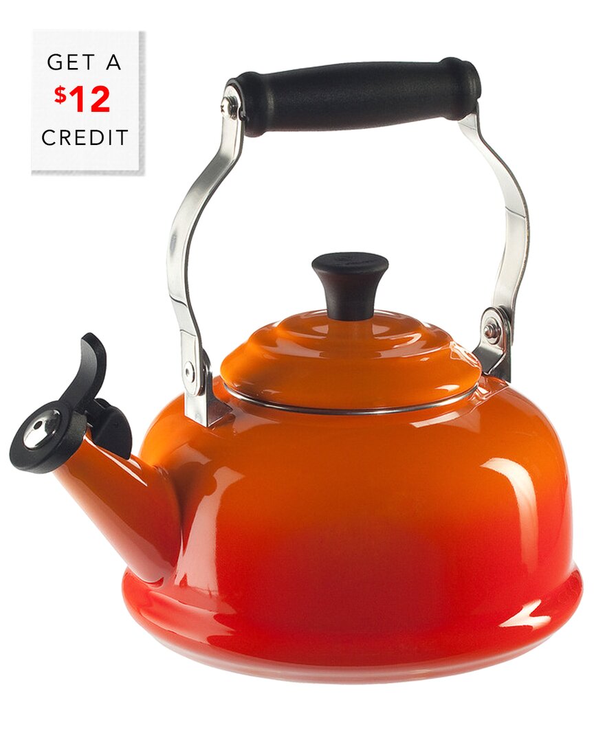 LE CREUSET 1.7QT CLASSIC WHISTLING KETTLE WITH $12 CREDIT