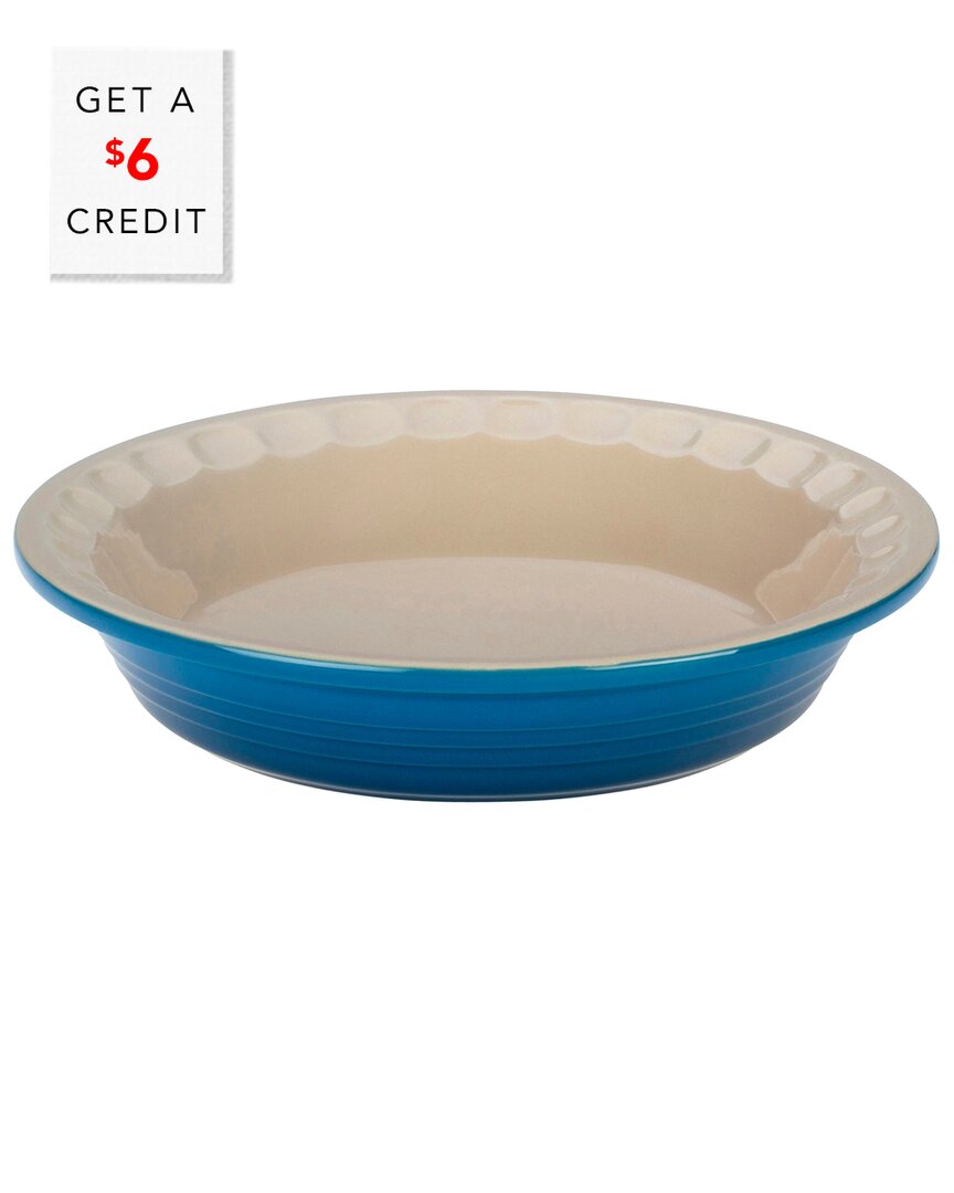 LE CREUSET 9IN PIE DISH WITH $6 CREDIT