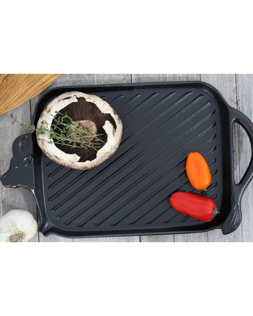 Chasseur 15in French Cast Iron Cow-shaped Grill