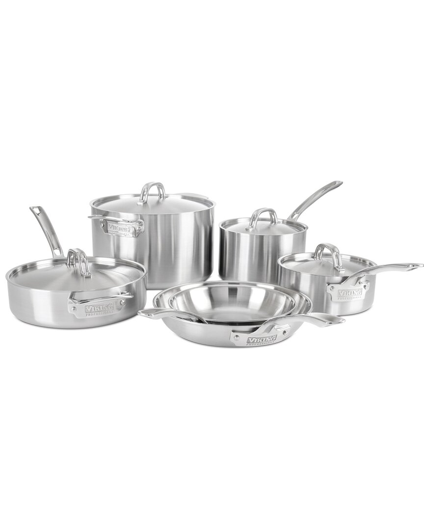 Shop Viking Professional 5-ply Stainless Steel 10pc Cookware Set