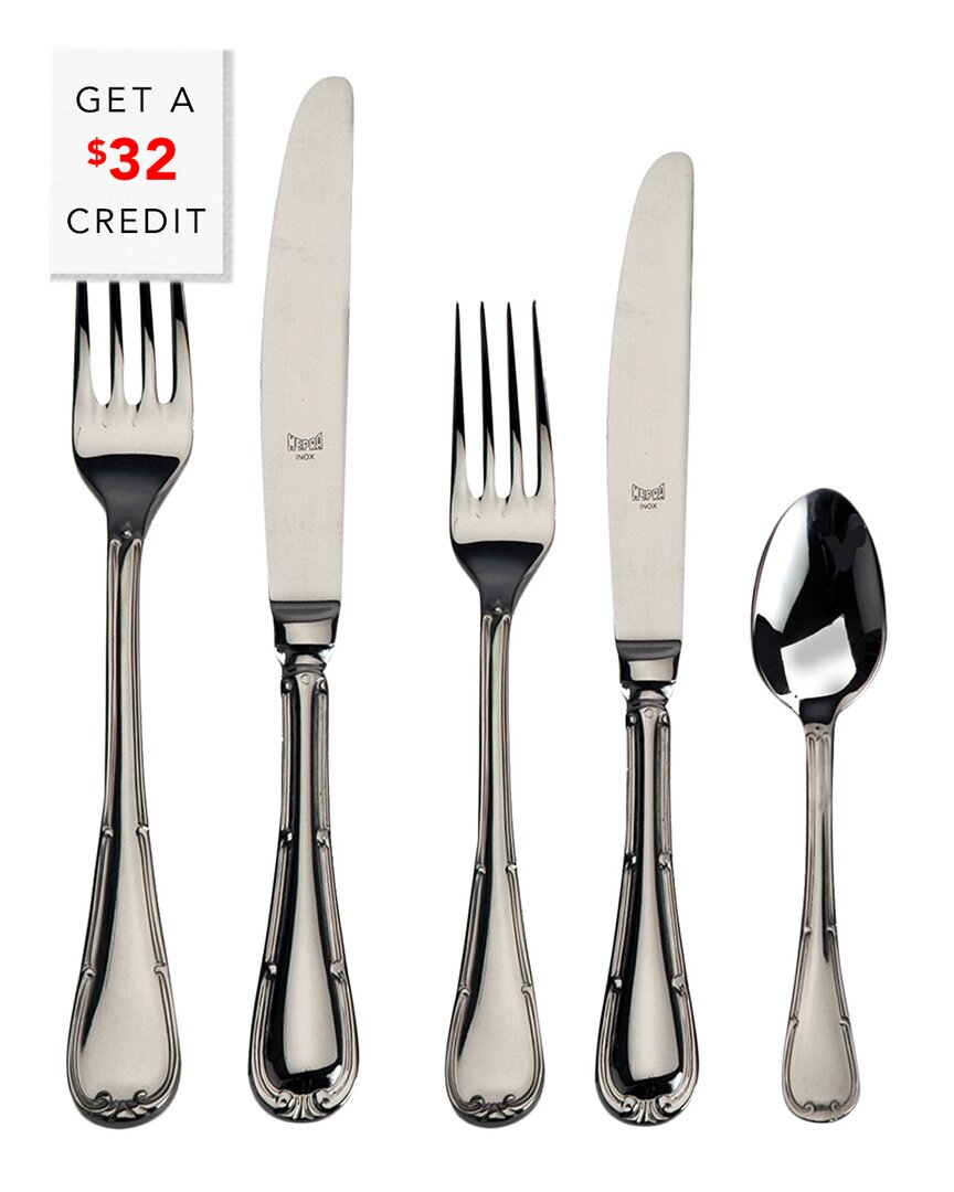 Mepra Raffaello 20pc Flatware Set With $32 Credit
