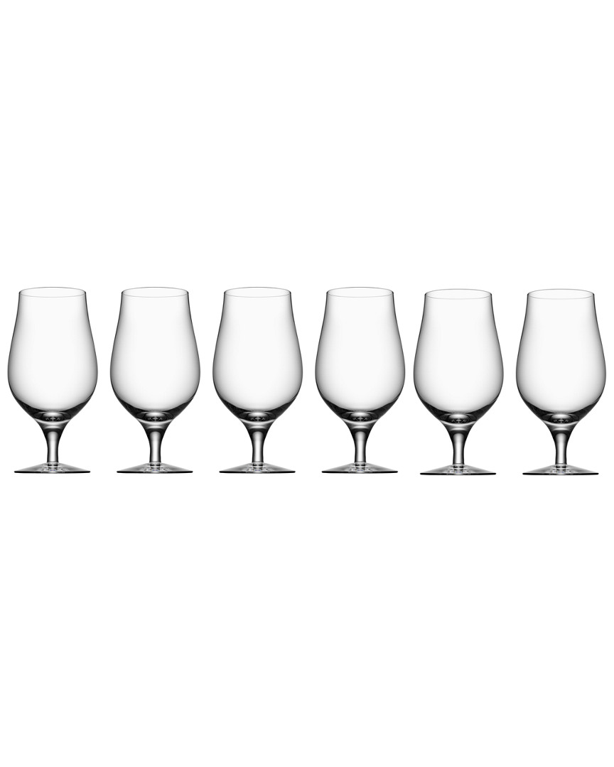 Orrefors Beer Taster Set Of 6