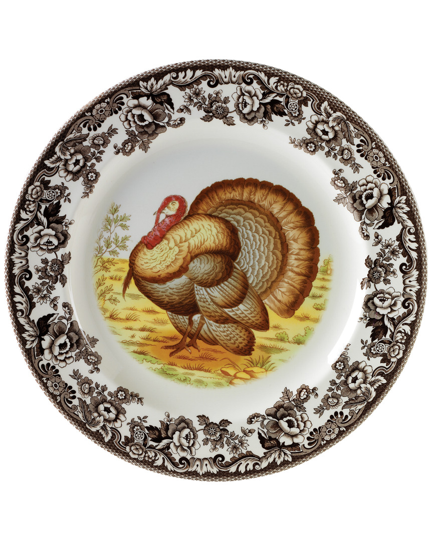 Spode Woodland Turkey Round Platter