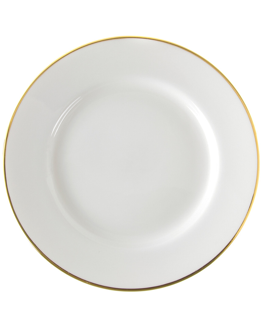 Ten Strawberry Street Set Of Six Gold Line Luncheon Plates