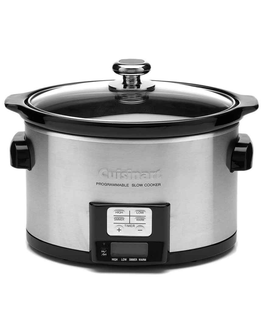 Cuisinart 3.5qt Programmable Slow Cooker In Silver
