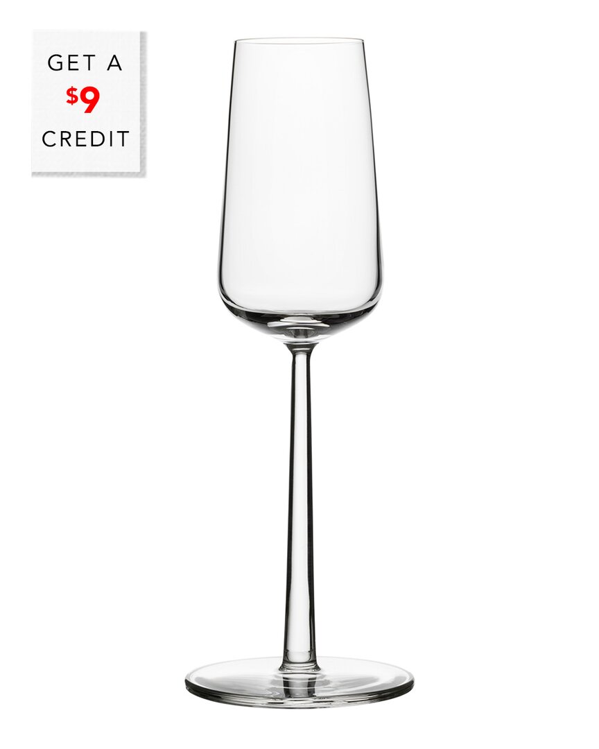 Iittala Essence Champagne Glasses With $9 Credit In Nocolor