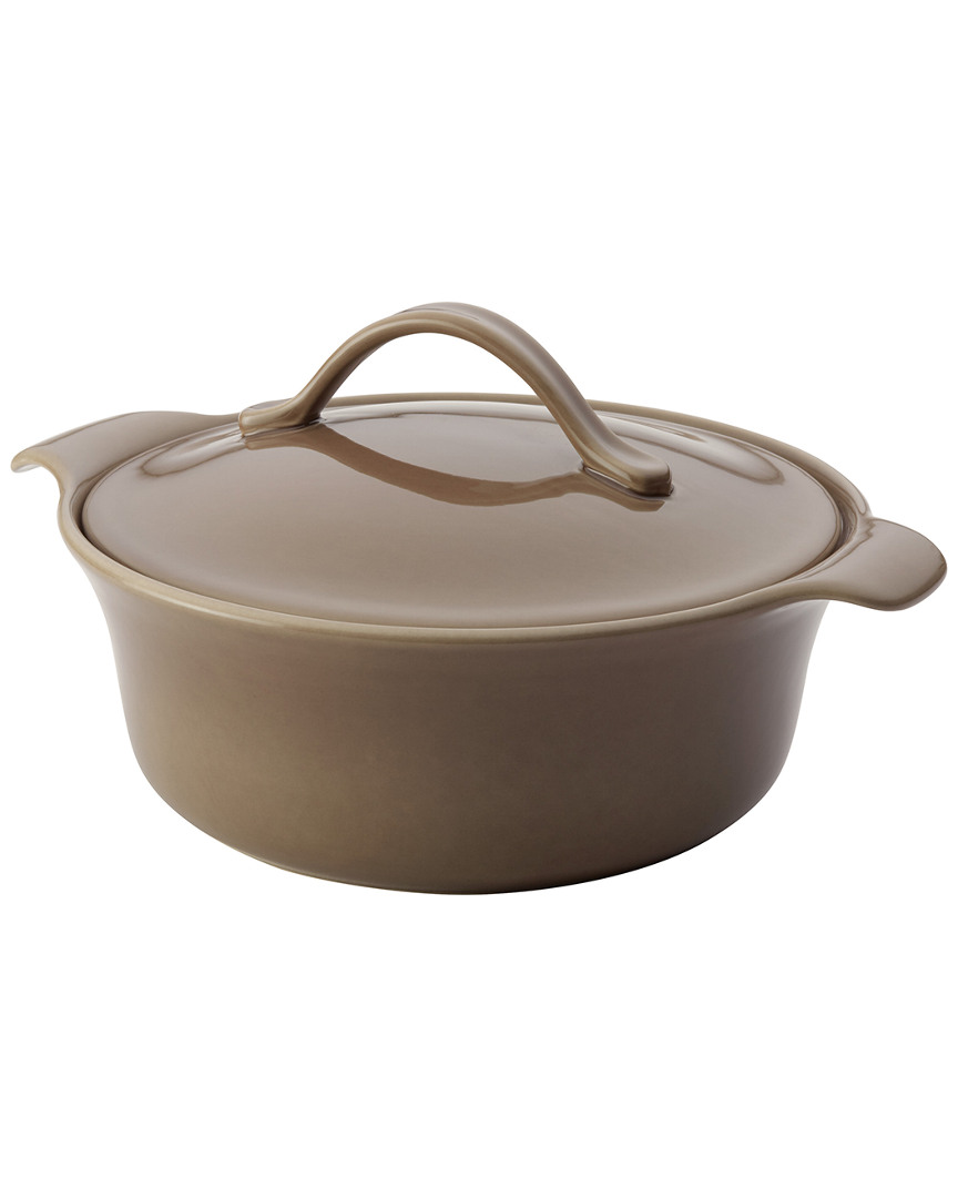 Image of Anolon Vesta Stoneware Bakeware .qt Round Casserole