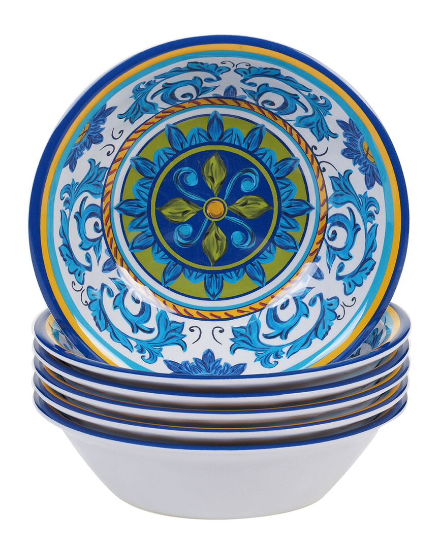 Certified International Melamine Set Of 6 Lucca Bowls