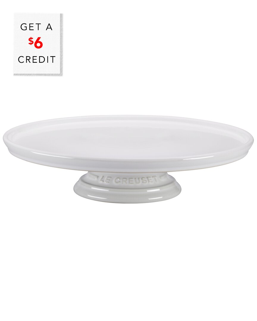 LE CREUSET LE CREUSET 12IN CAKE STAND WITH $6 CREDIT