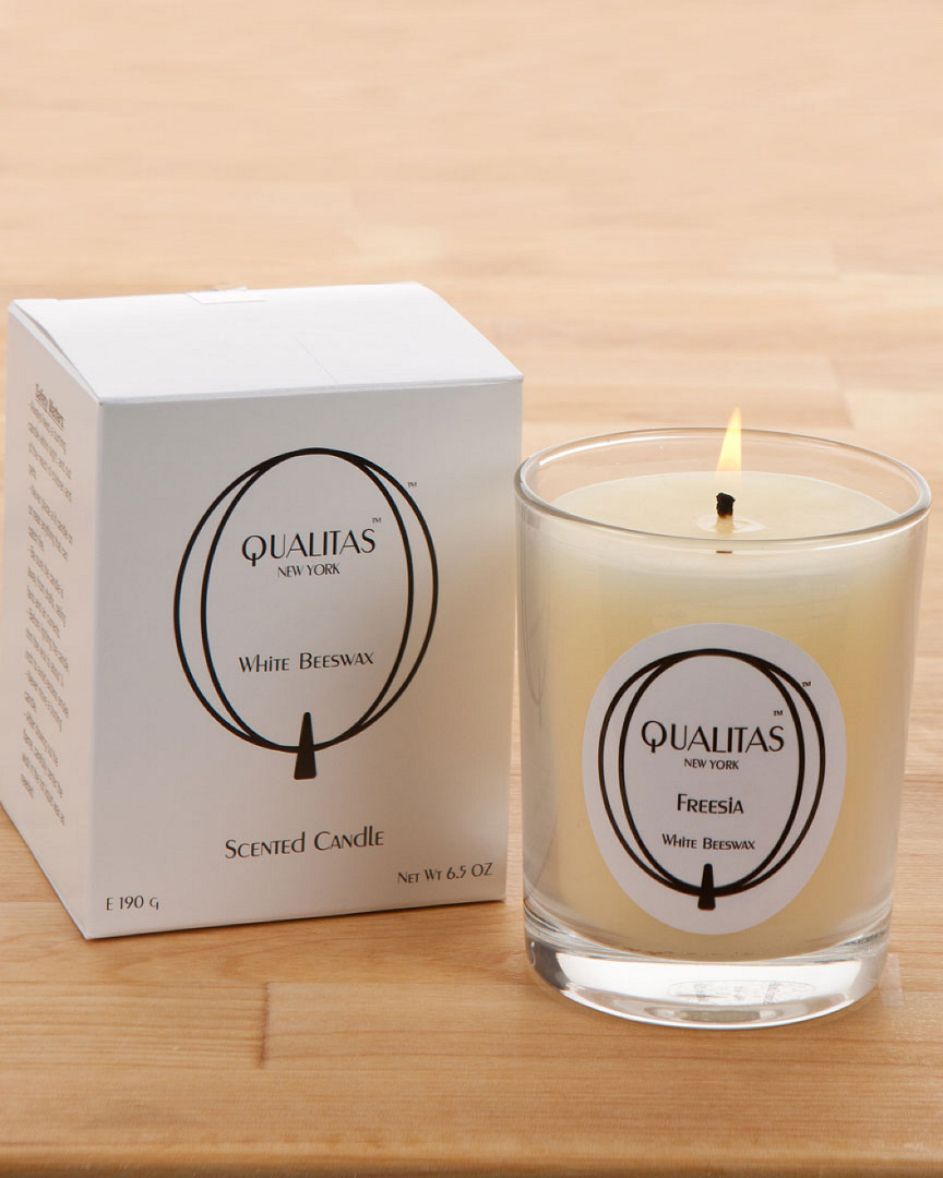 Qualitas Freesia 6.5oz Beeswax Candle