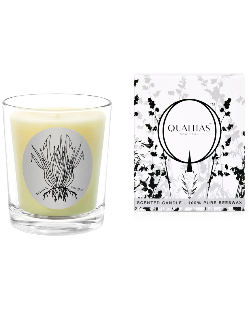 Qualitas Vetiver 6.5oz Beeswax Candle