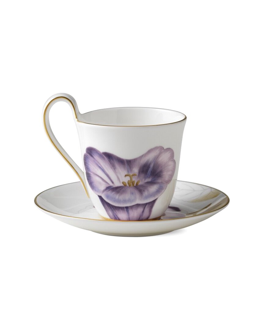 Royal Copenhagen 8.5oz Flora Morning Glory Cup & Saucer With $10 Credit