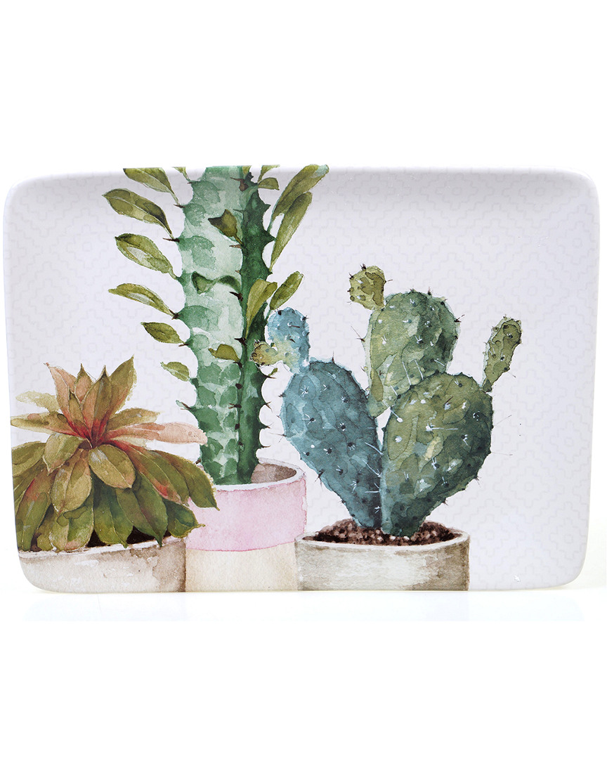 Shop Certified International Cactus Verde 16in Rectangular Platter