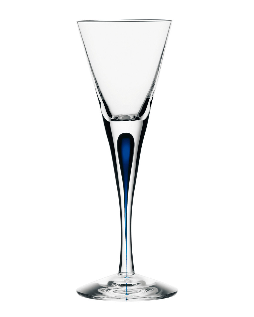 Kosta Boda Orrefors Intermezzo Blue Snaps