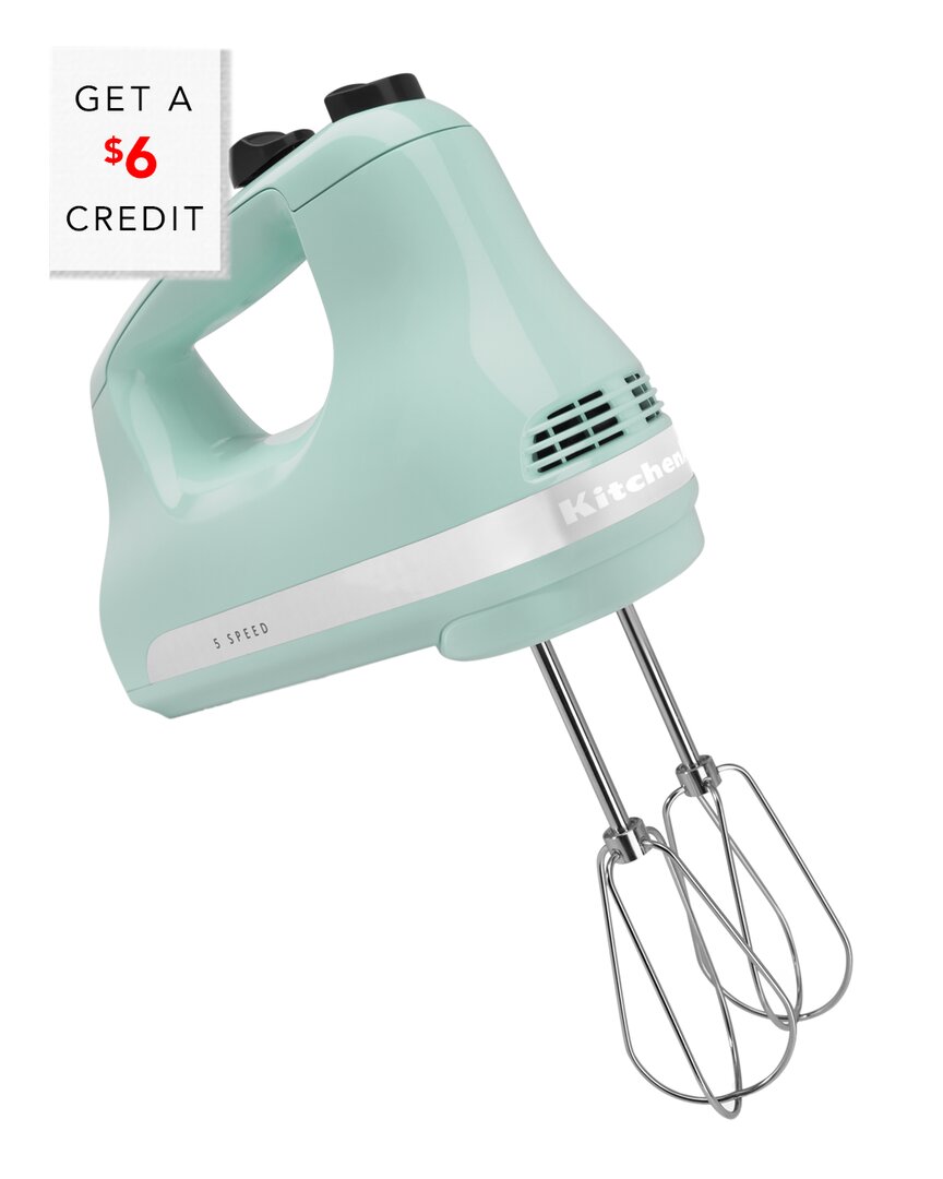 Kitchenaid 5-speed Ultra Power Hand Mixer With $6 Credit In Nocolor
