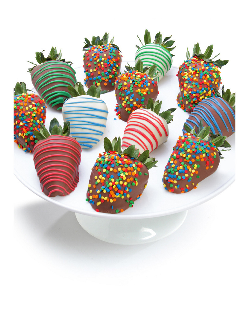 Shop Chocolate Covered Company 12pc Birthday Belgian Chocolate Covered Strawberries