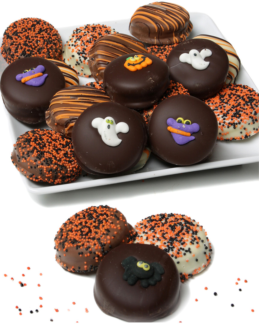 Chocolate Covered Company Set Of 12 Halloween Oreo Cookies