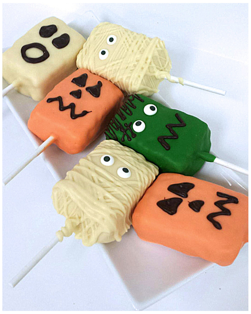 Chocolate Covered Company Halloween Chocolate Covered Rice Krispies Treats