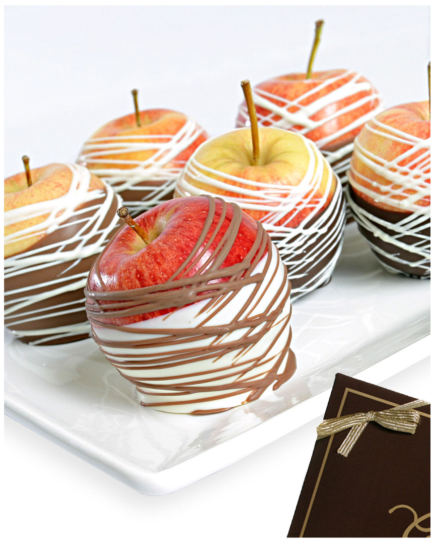 Chocolate Covered Company Set Of 6 Dipped Apples