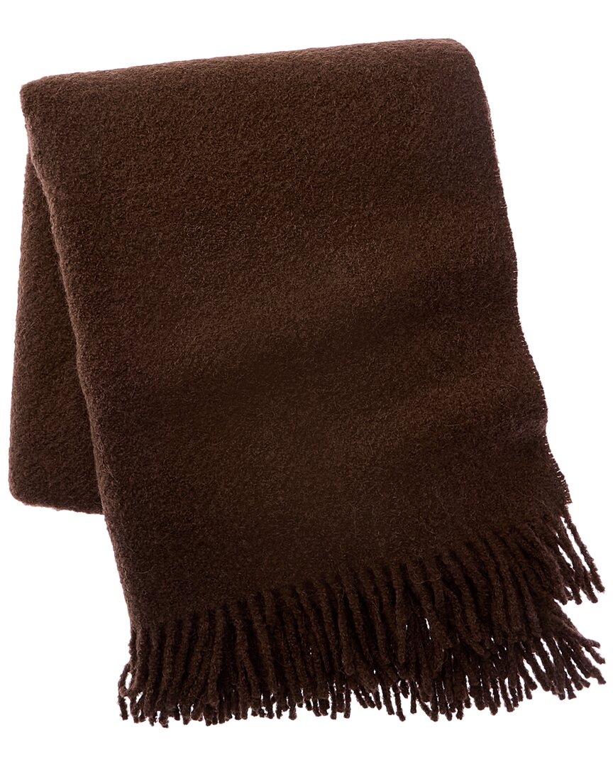Amicale Cashmere Solid Alpaca-blend Throw