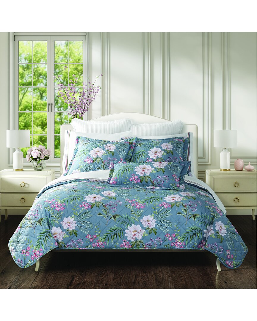 Piper & Wright Savannah Quilt Set In Blue
