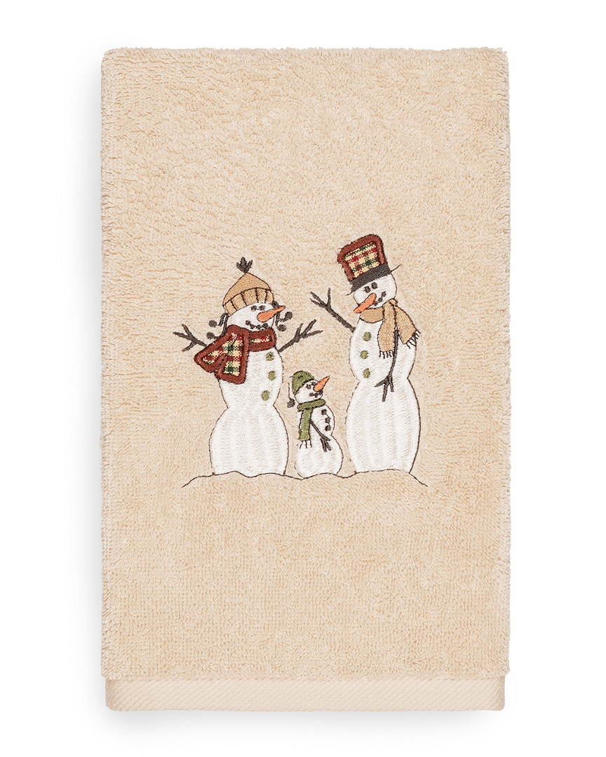 Linum Home Textiles Christmas Snow Family Hand Towel