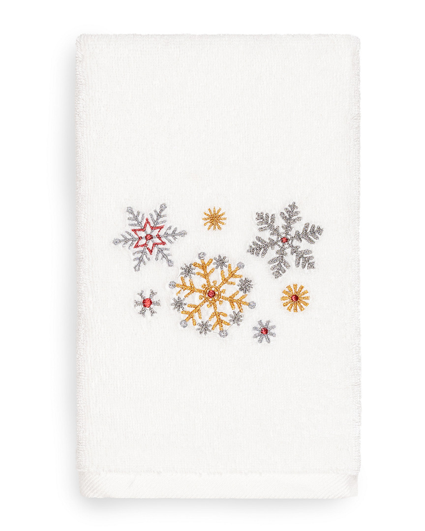 Linum Home Textiles Christmas Snowfall Hand Towel