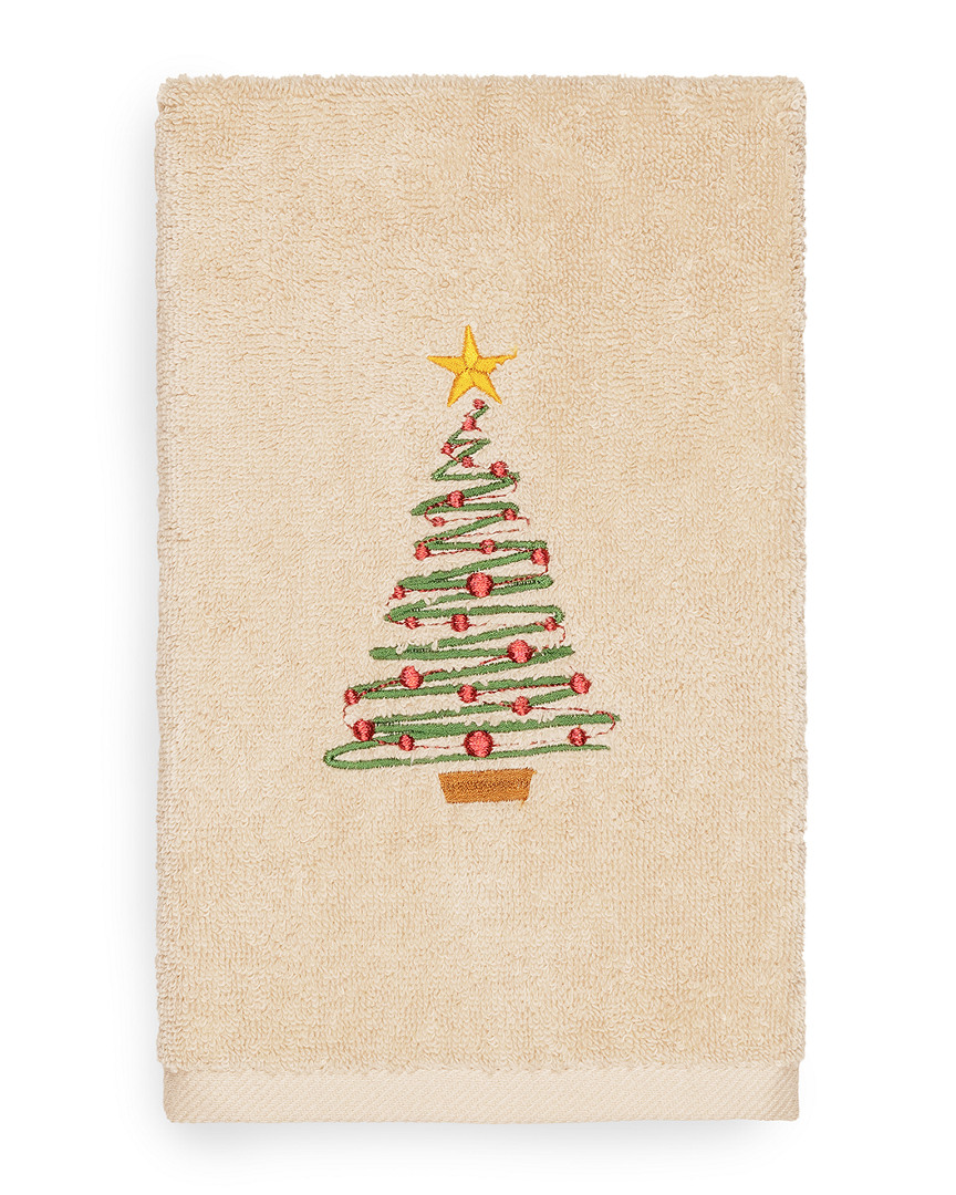 Linum Home Textiles Christmas Tree Hand Towel In Multi