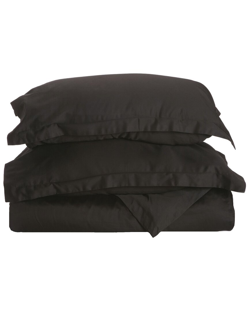 Superior 300 Thread Count Solid Duvet Cover Set