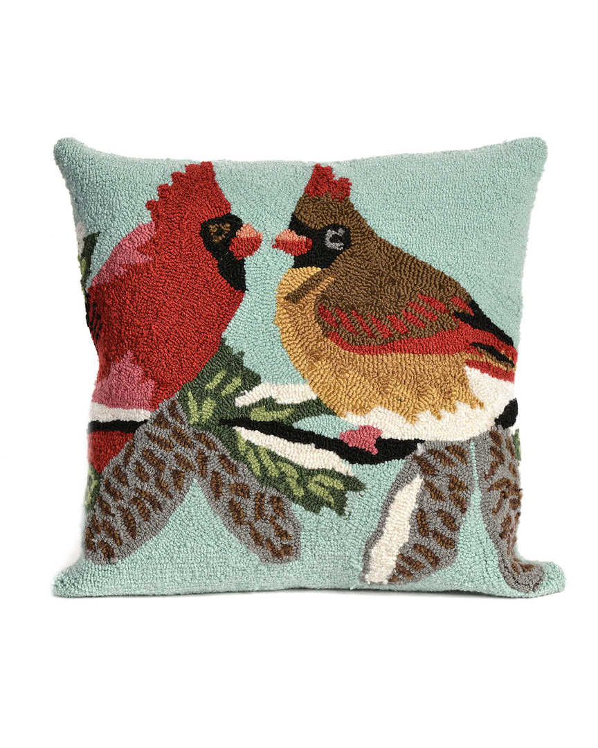 Liora Manne Frontporch Cardinals Indoor/outdoor Pillow
