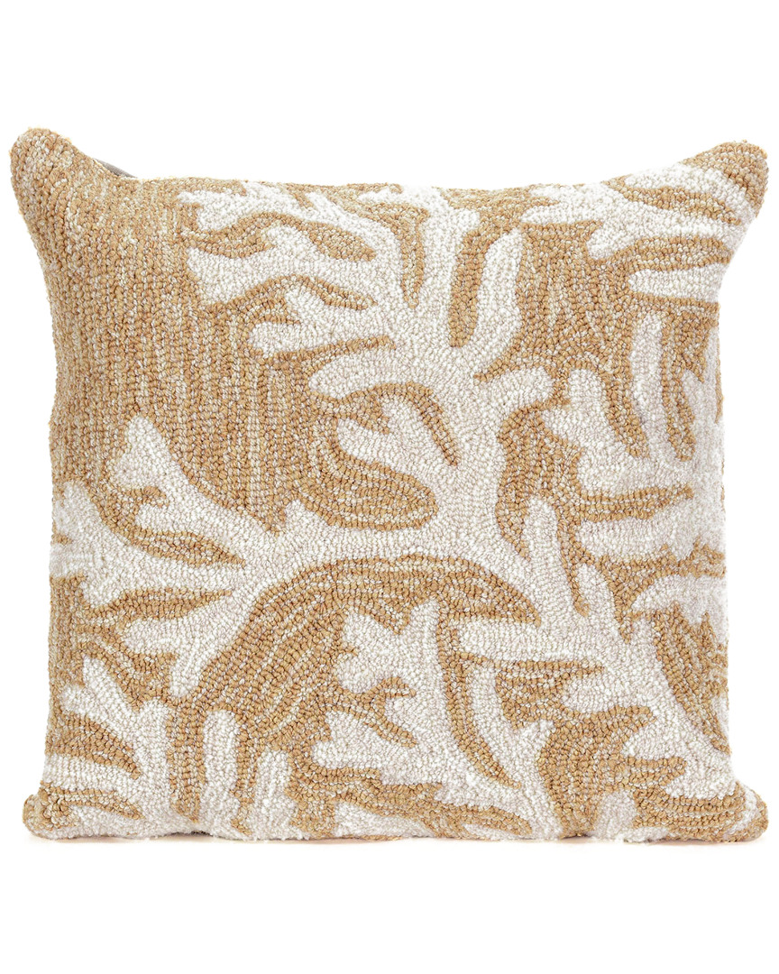 Liora Manne Frontporch Coral Indoor/outdoor Pillow