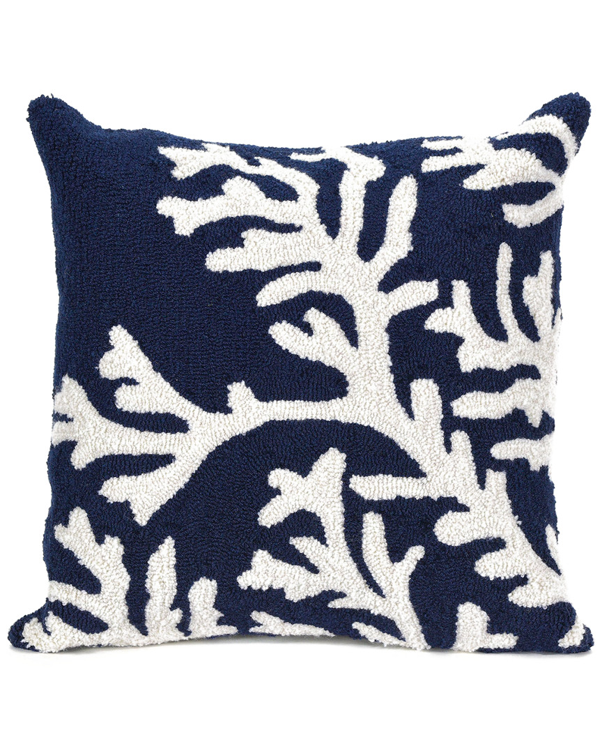 Liora Manne Frontporch Coral Indoor/outdoor Pillow
