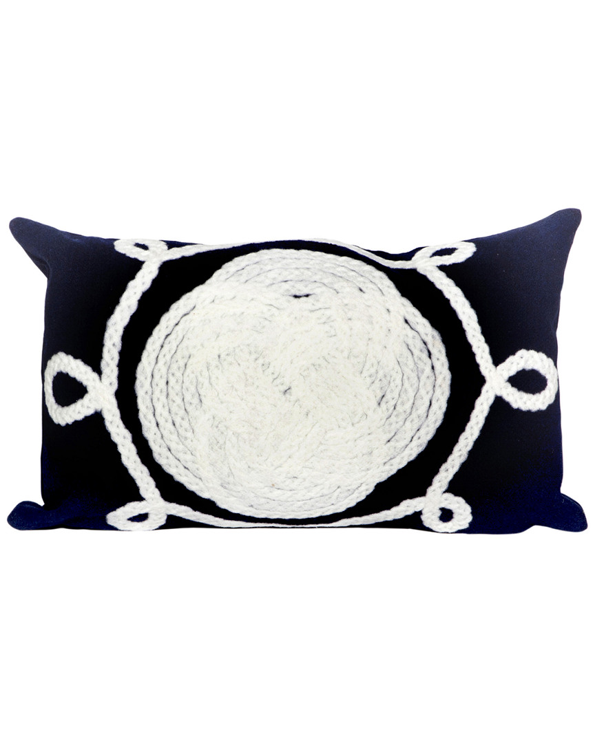 Liora Manne Visions Ii Ornamental Knot Indoor/outdoor Pillow