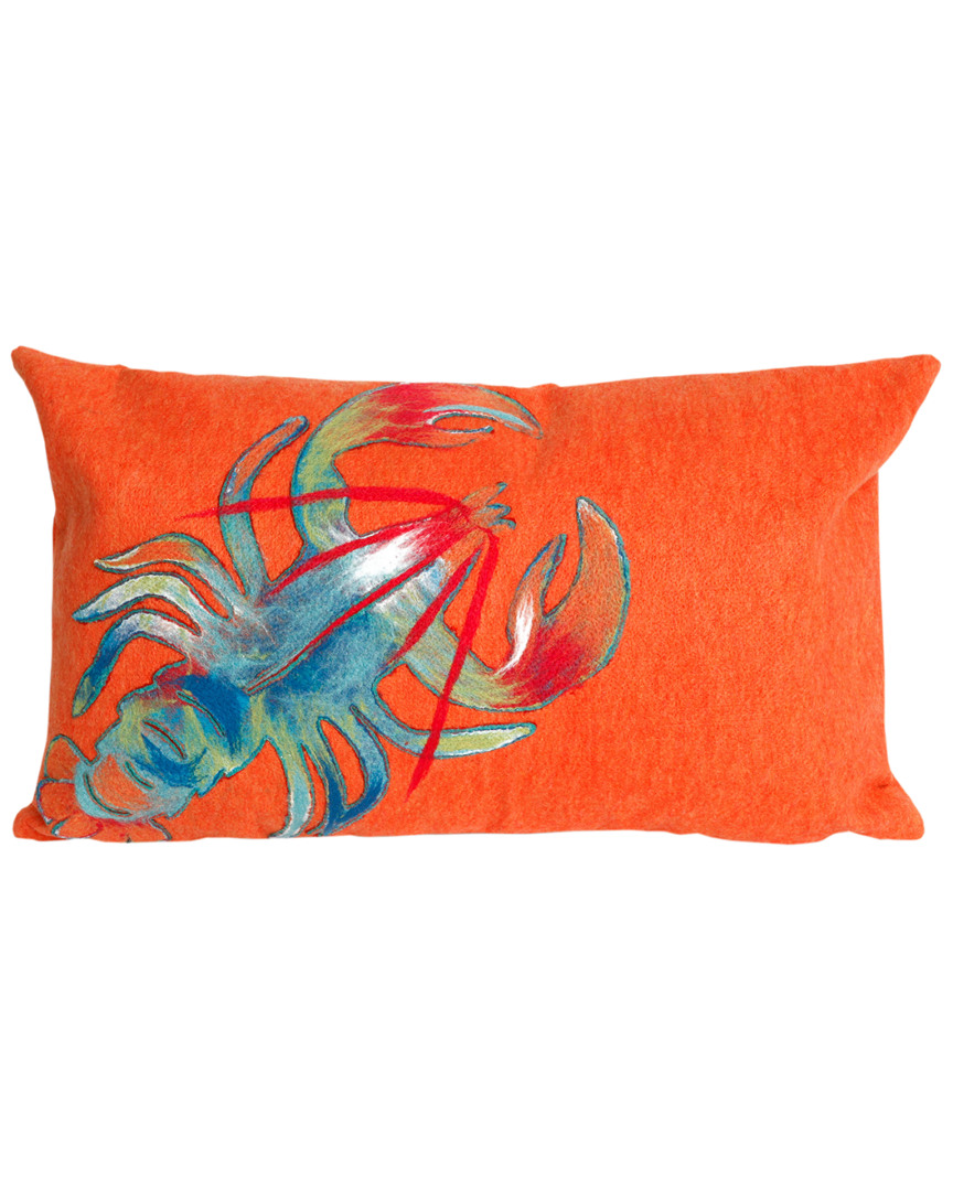 Liora Manne Visions Ii Lobster Indoor/outdoor Pillow
