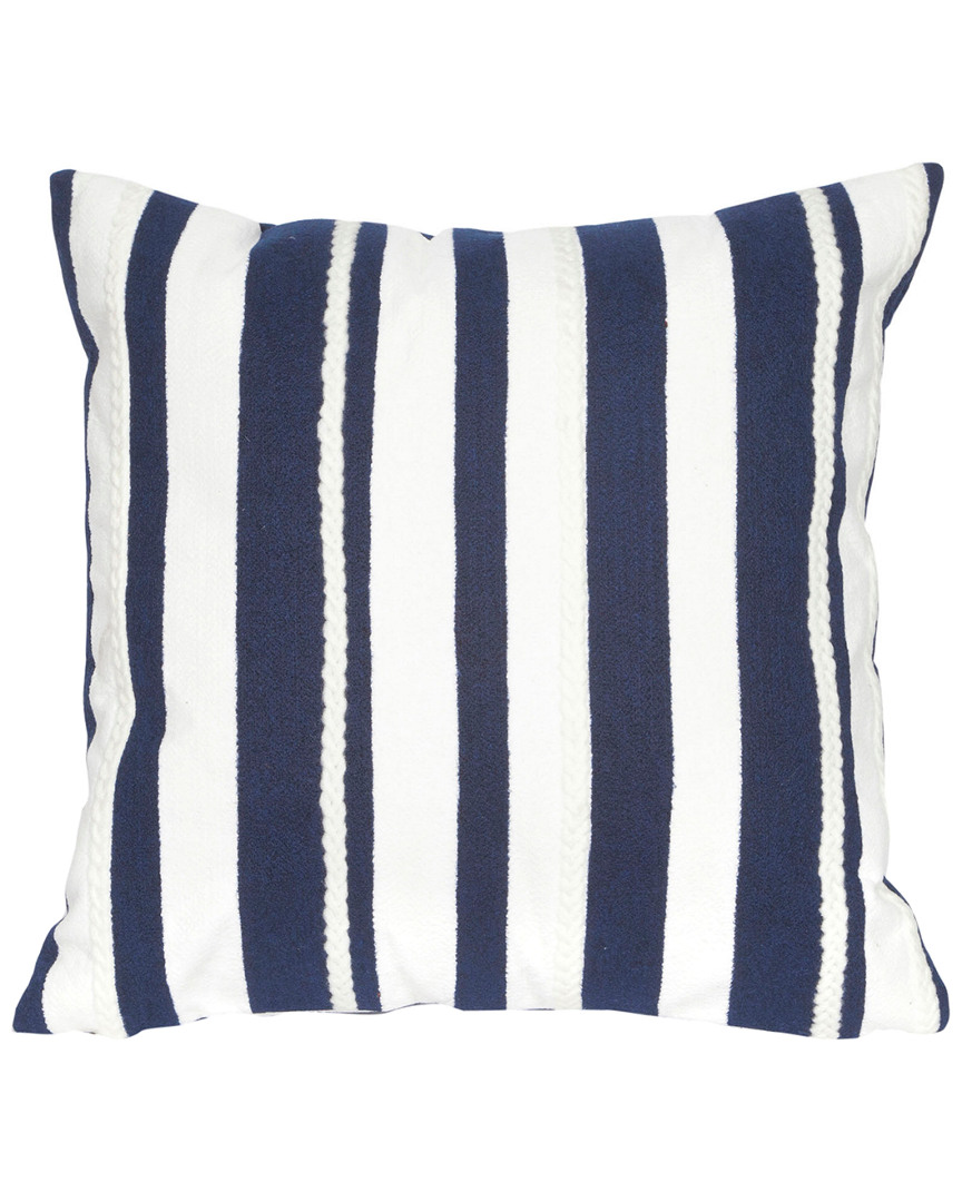 Liora Manne Visions Ii Marina Stripe Indoor/outdoor Pillow