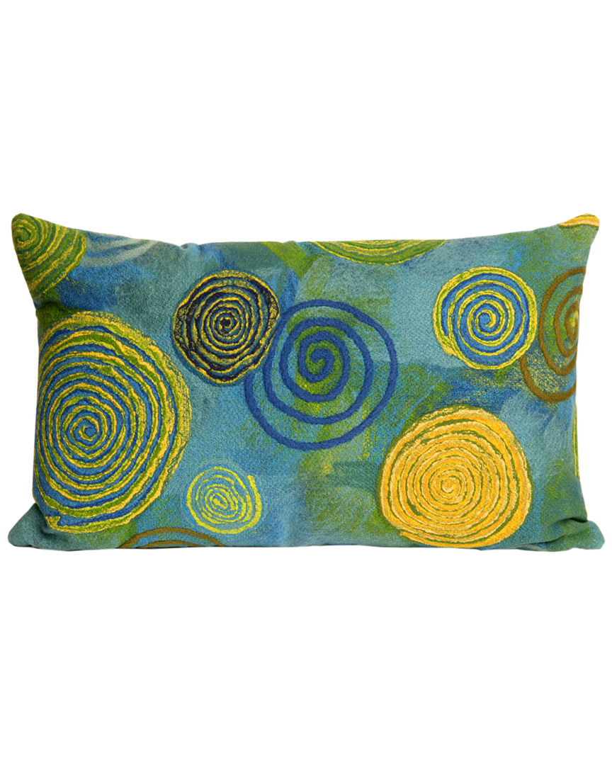 Liora Manne Visions Iii Graffiti Swirl Indoor/outdoor Pillow