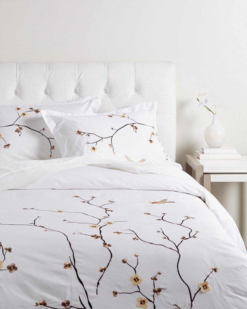 Superior Embroidered Swallow 3pc Duvet Cover Set