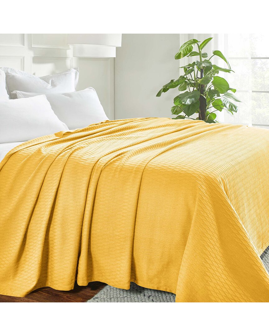 Superior Cotton All-season Diamond Blanket