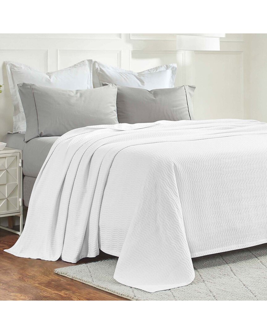 Superior Jena Cotton Textured Chevron Lightweight Woven Blanket