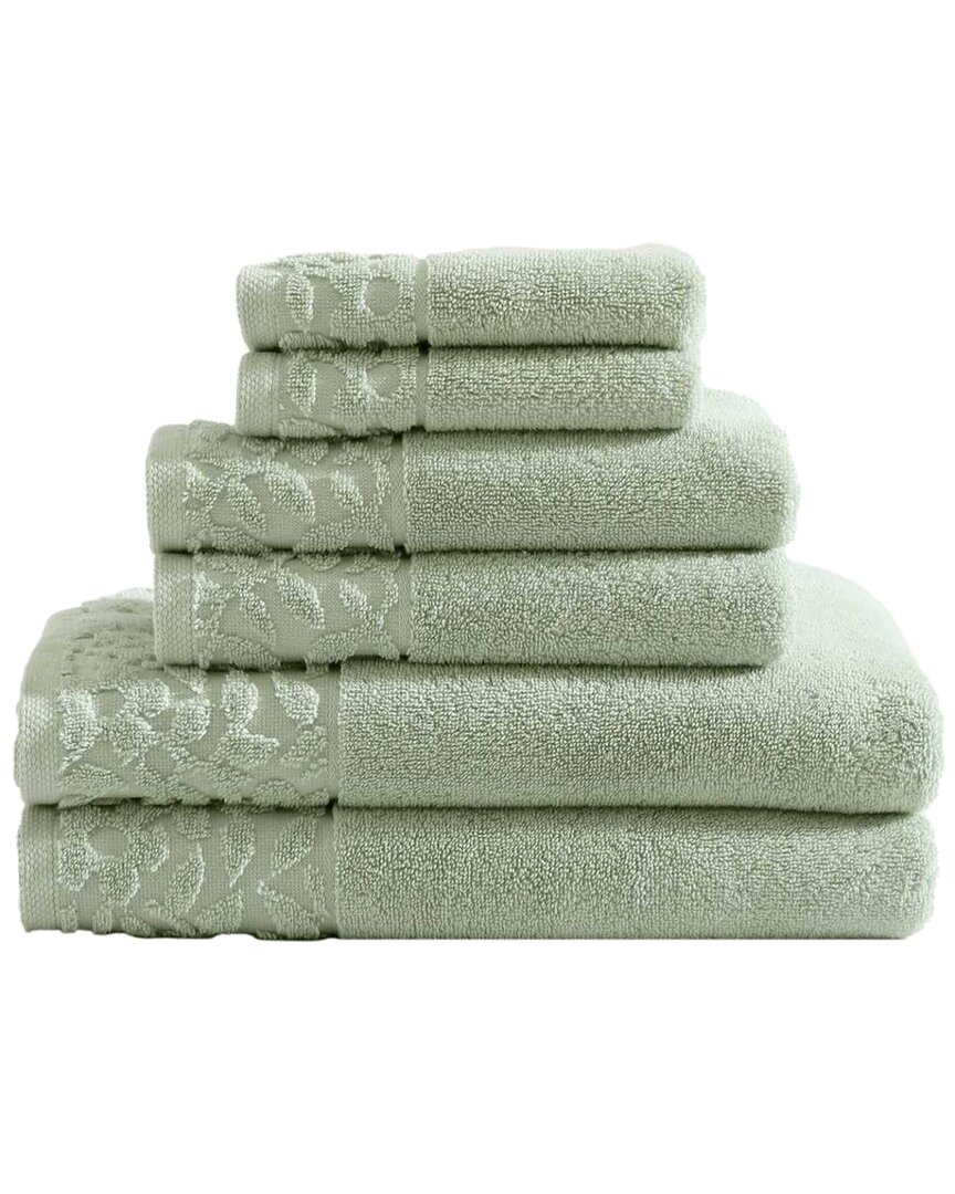 Laura Ashley Marilyn Cotton Terry 6pc Towel Set