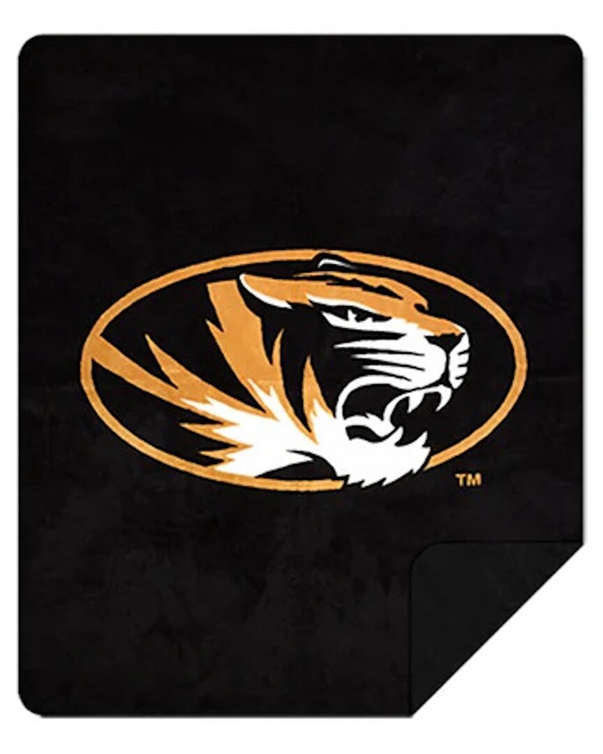 Ncaa Missouri Tigers Micro Plush Blanket In Black