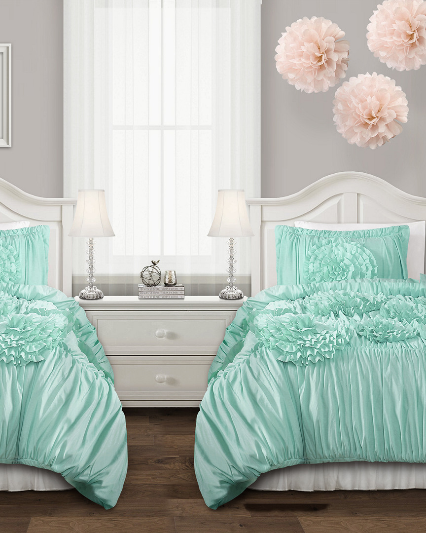 Lush Decor Fashions 3pc Serena Full/queen Comforter Set