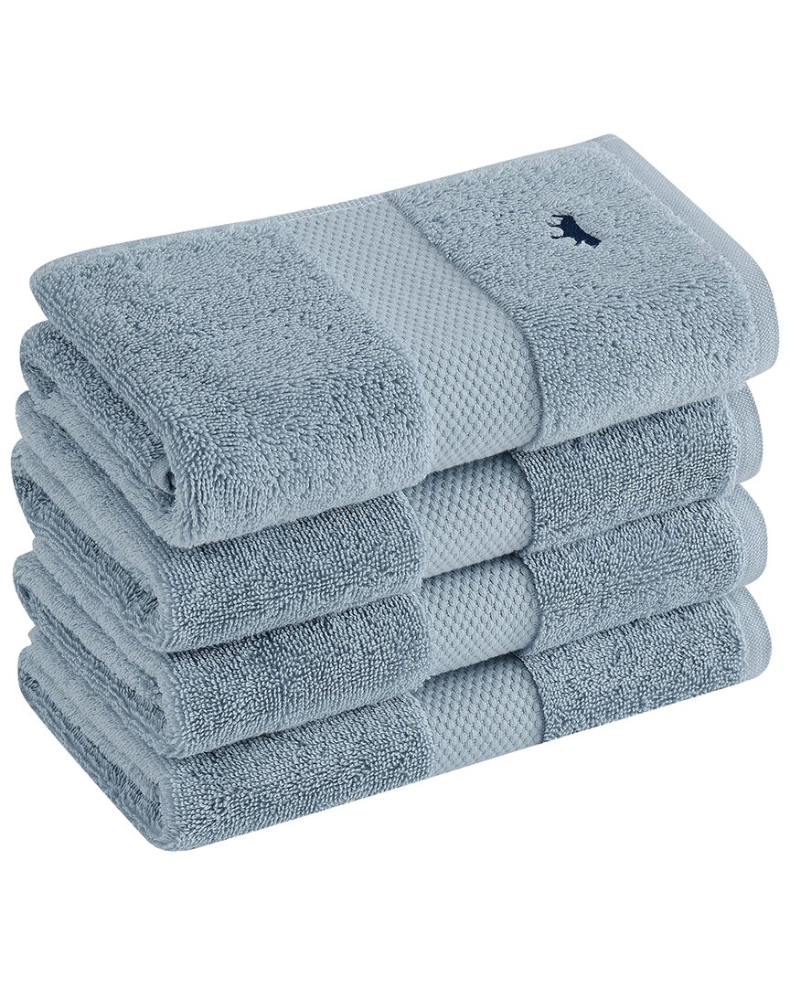 Royal Velvet Set Of 4 Turkish Cotton Hand Towels