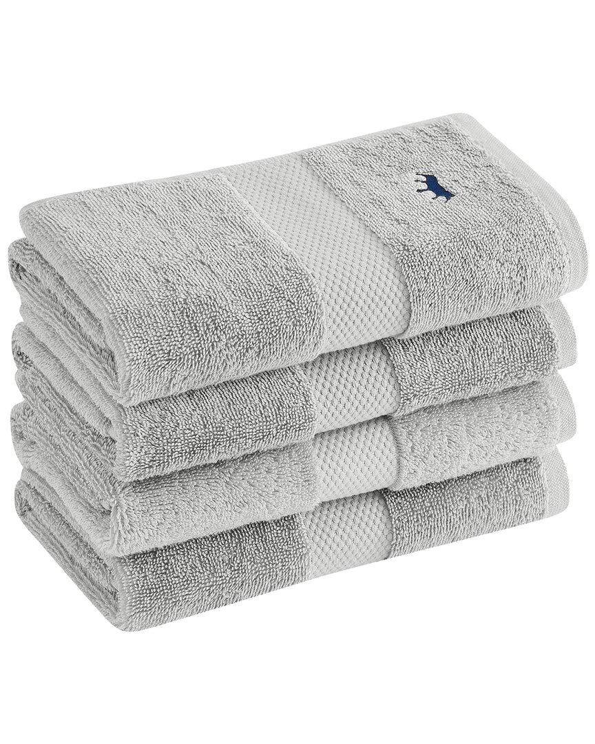 Royal Velvet Set Of 4 Turkish Cotton Hand Towels
