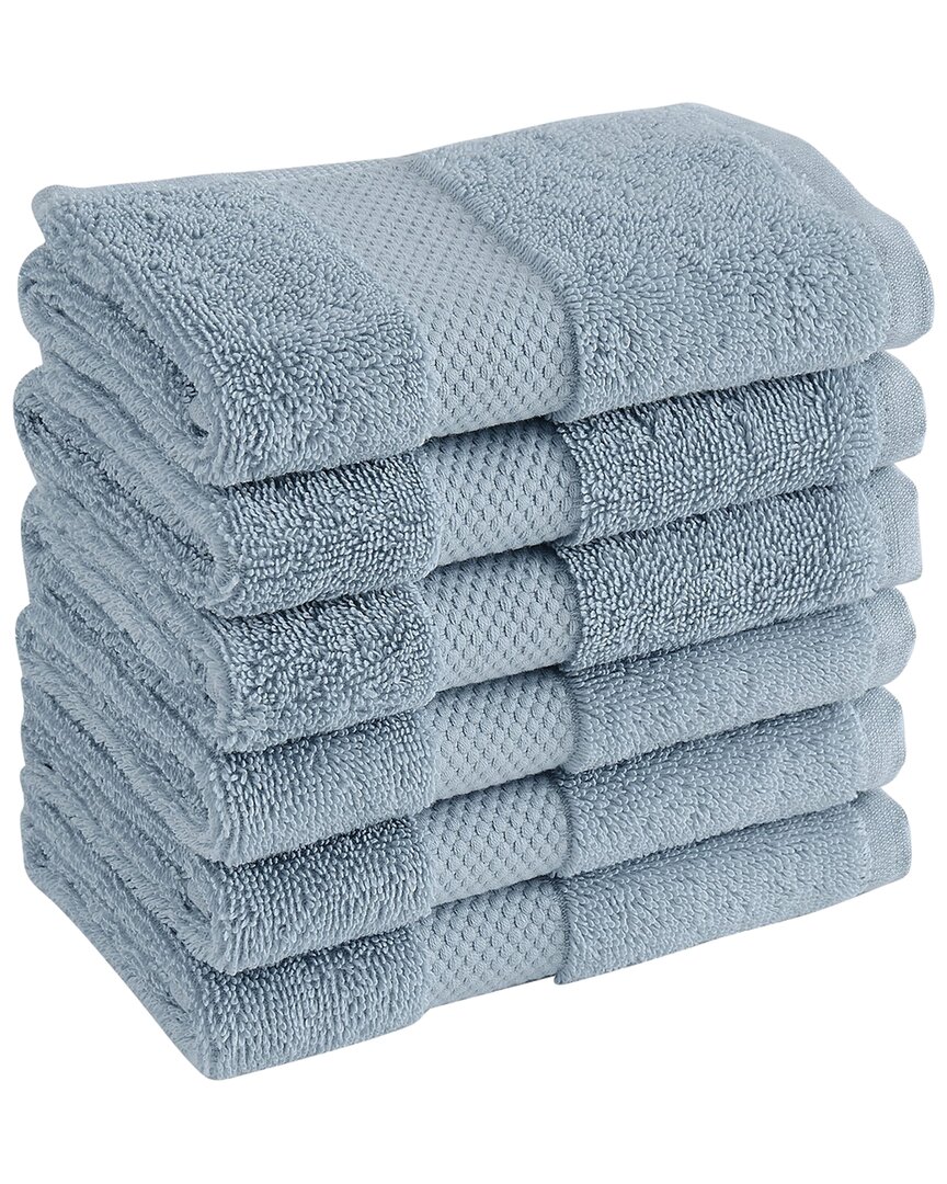 Royal Velvet Set Of 6 Turkish Cotton Wash Cloths